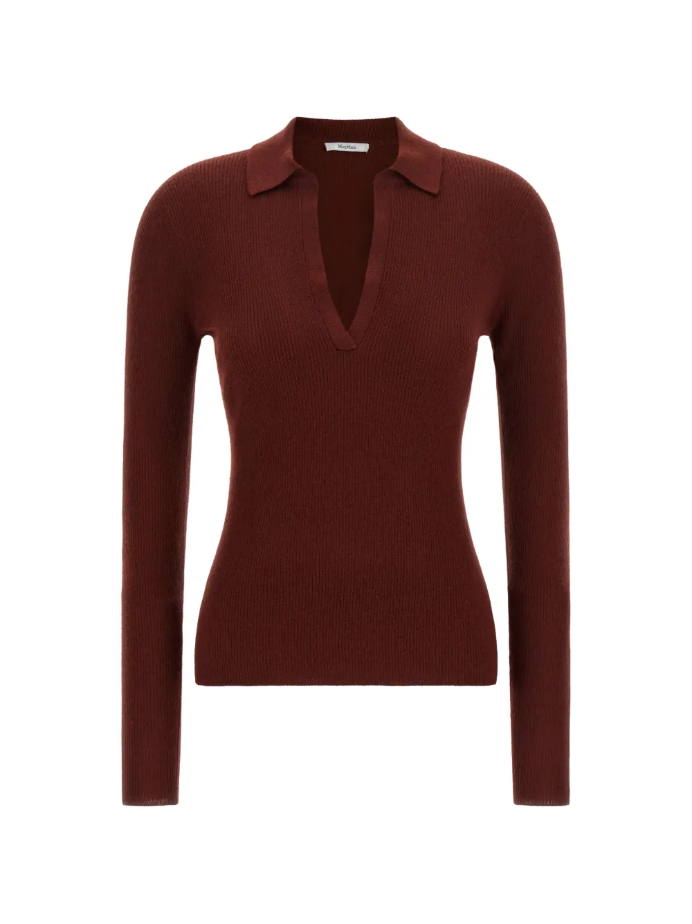 Max Mara Angel ribbed cashmere top - Rosso
