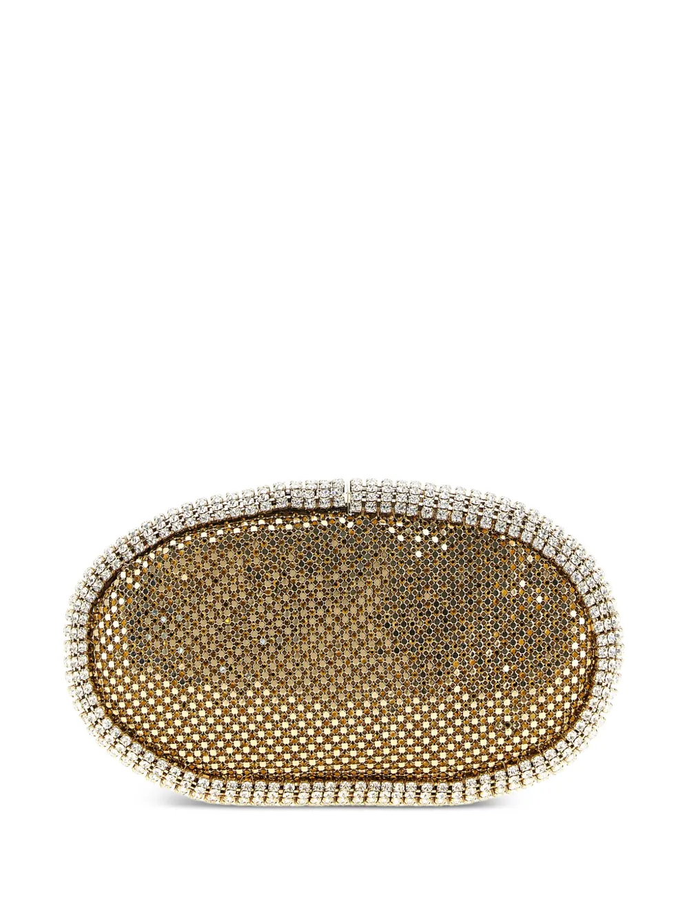 Benedetta Bruzziches Cher rhinestone-embellished clutch bag - Oro