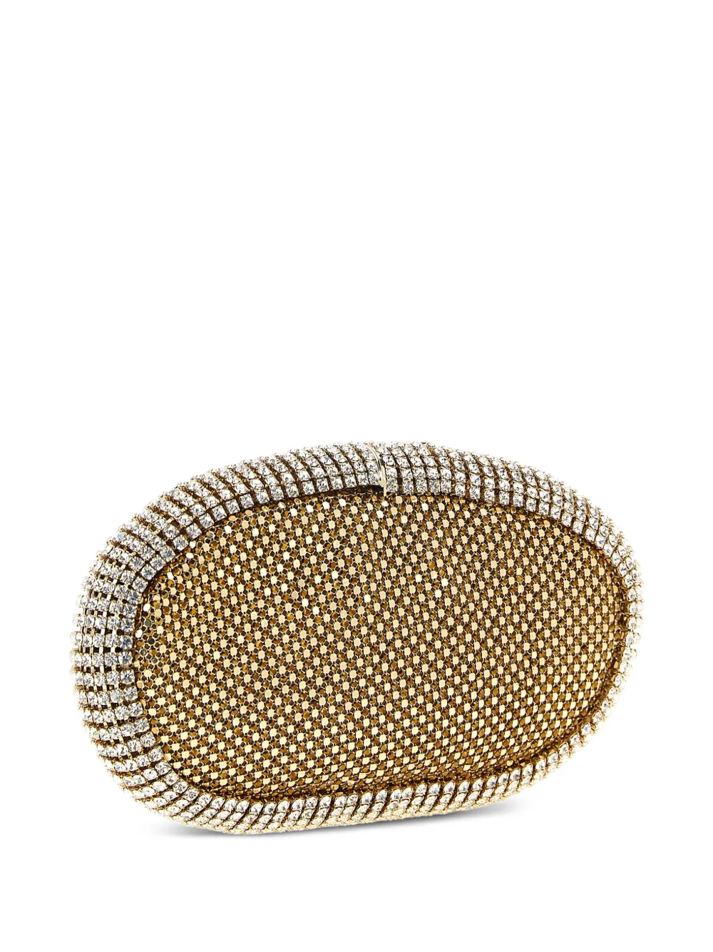 Benedetta Bruzziches Cher rhinestone-embellished clutch bag Goud