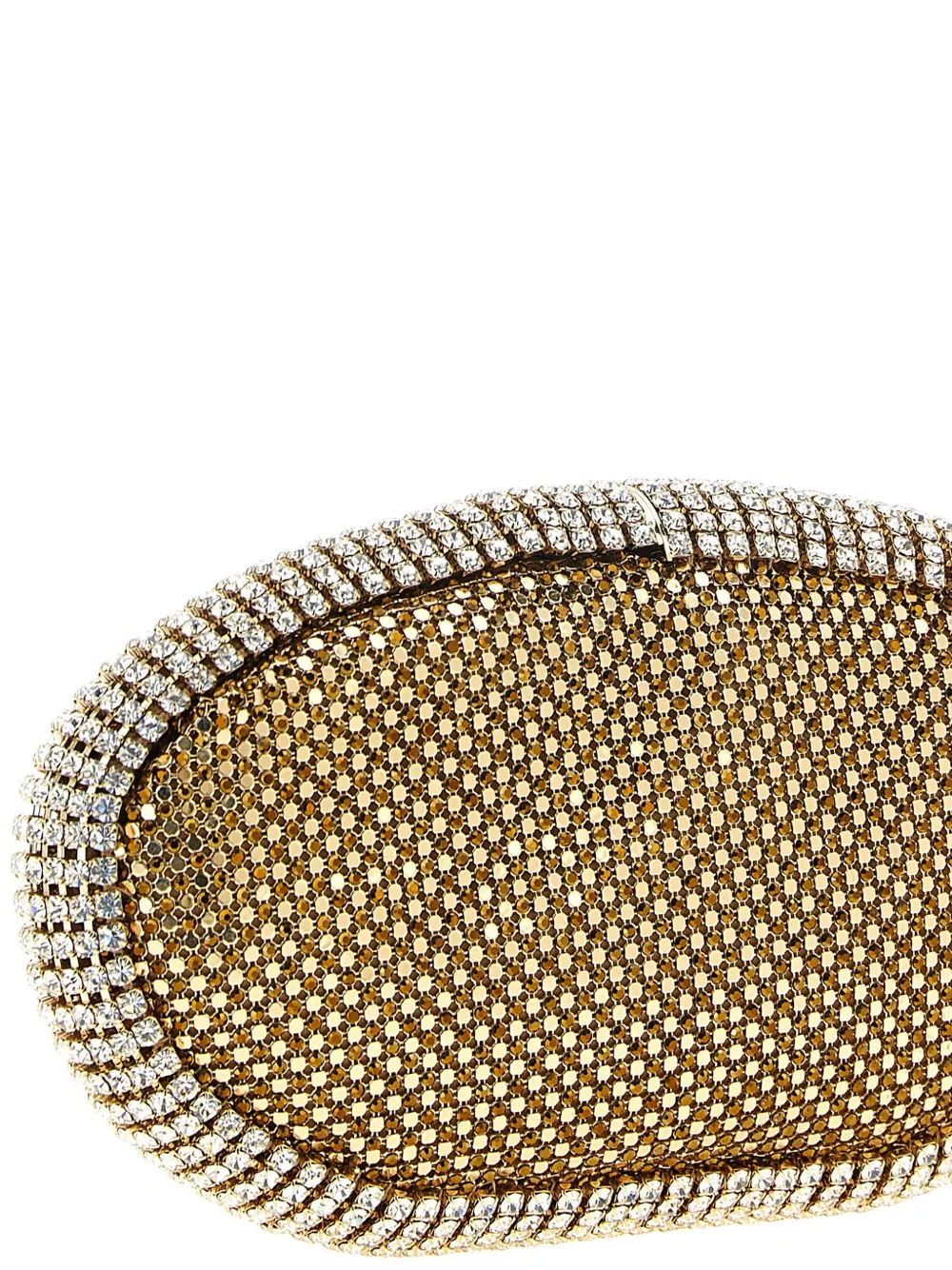 Benedetta Bruzziches Cher rhinestone-embellished clutch bag Goud