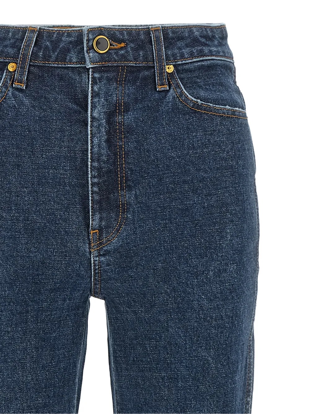 KHAITE Abigail high-waisted jeans Blauw