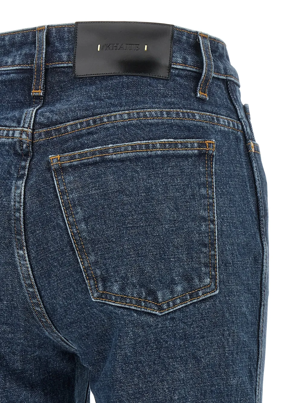 KHAITE Abigail high-waisted jeans Blauw