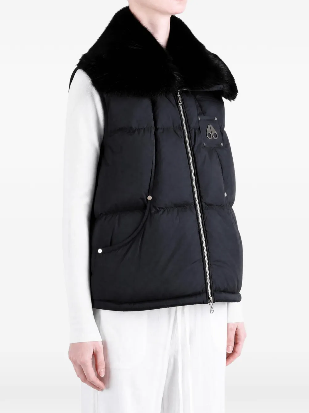 Moose Knuckles Everest quilted gilet Zwart