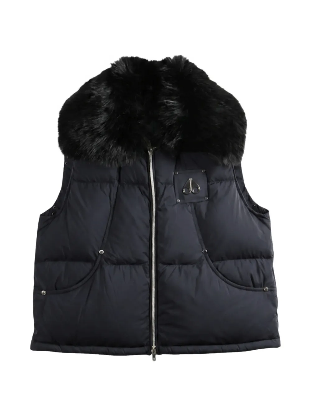 Moose Knuckles Everest quilted gilet Zwart