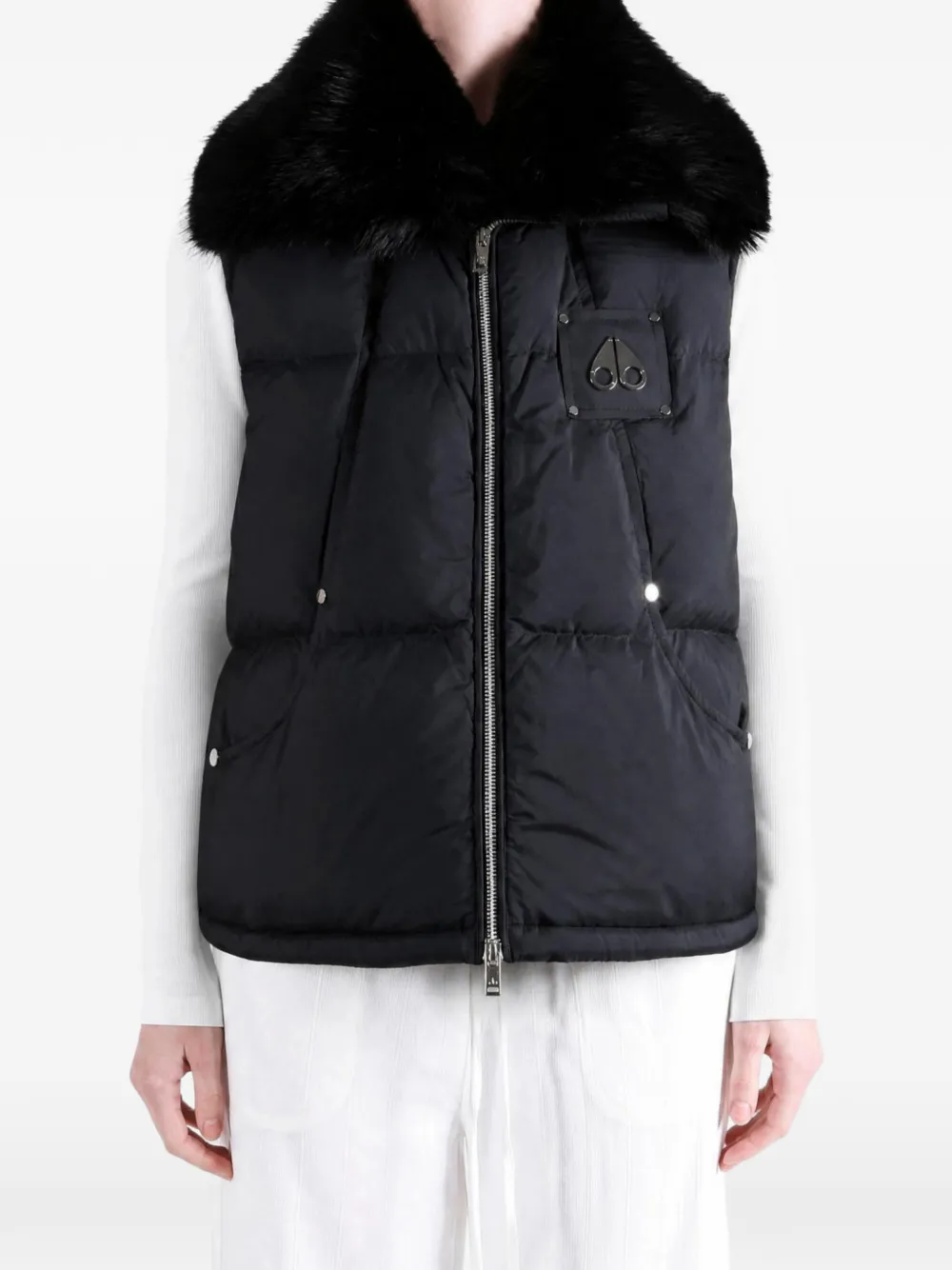 Moose Knuckles Everest quilted gilet Zwart