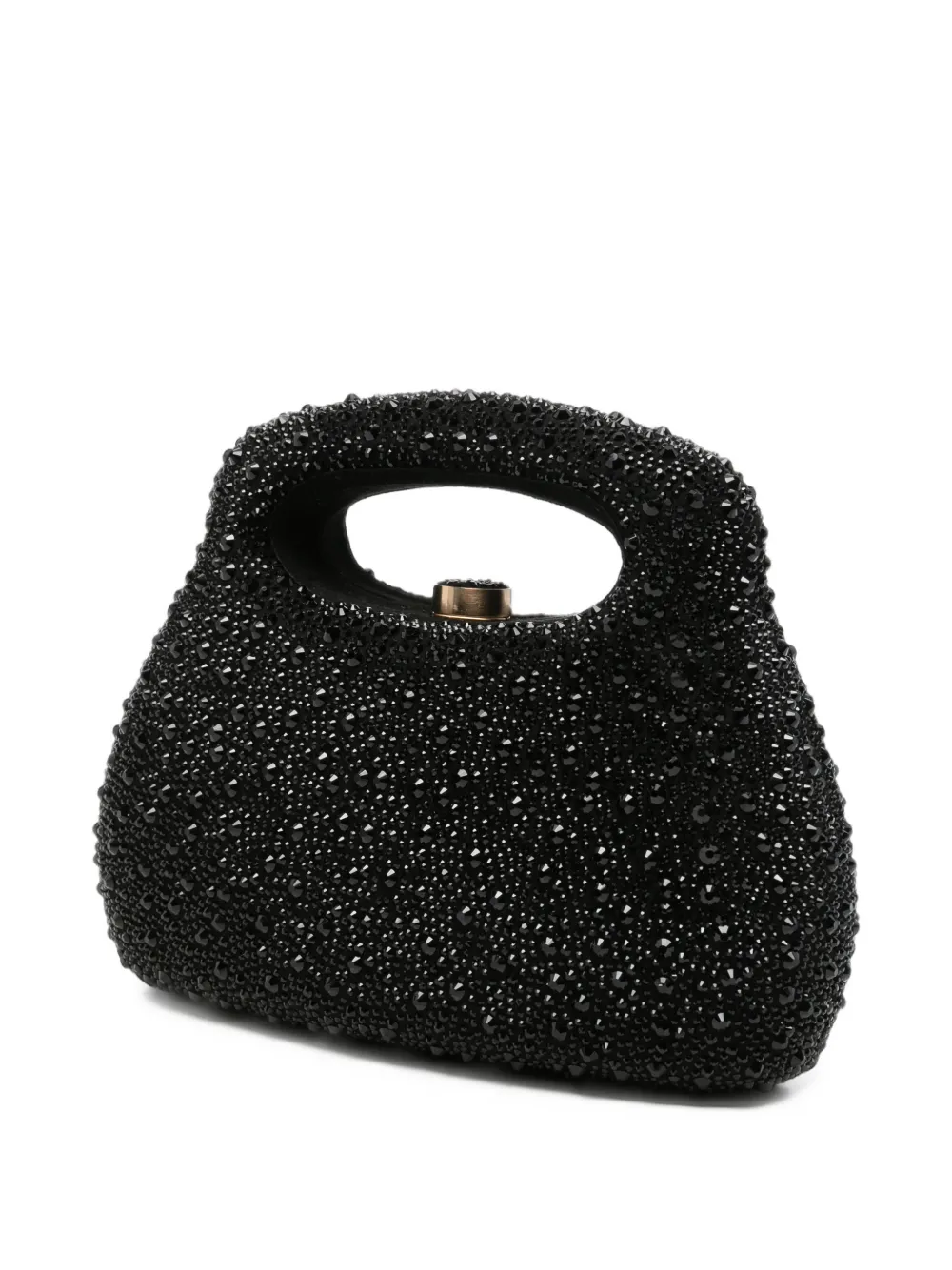 Cult Gaia Mimi rhinestone-embellished tote bag Zwart
