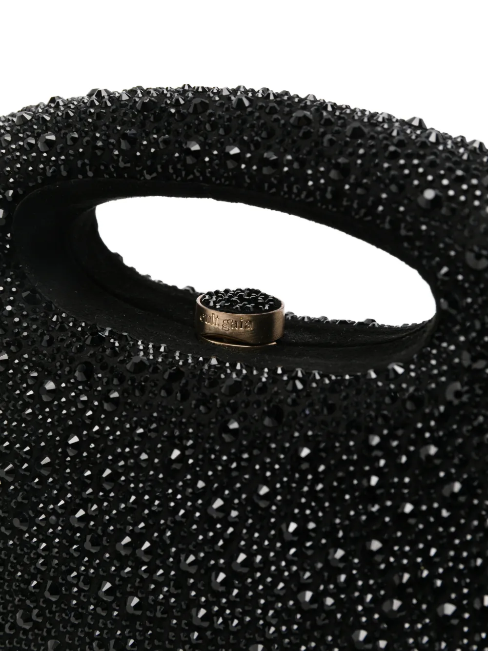 Cult Gaia Mimi rhinestone-embellished tote bag Zwart