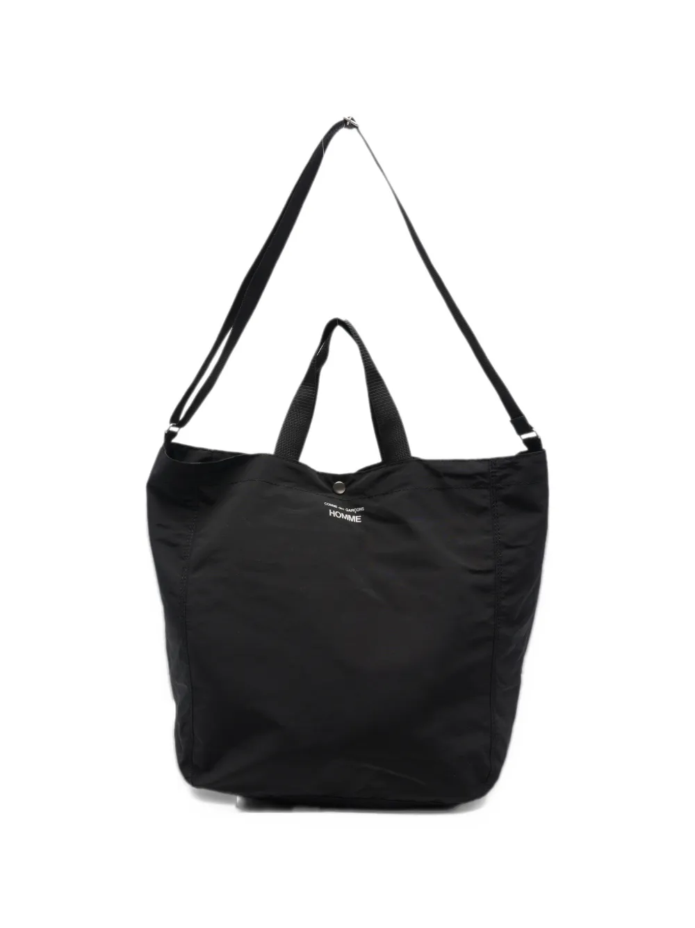 Comme des Garçons Homme logo-print tote bag Zwart