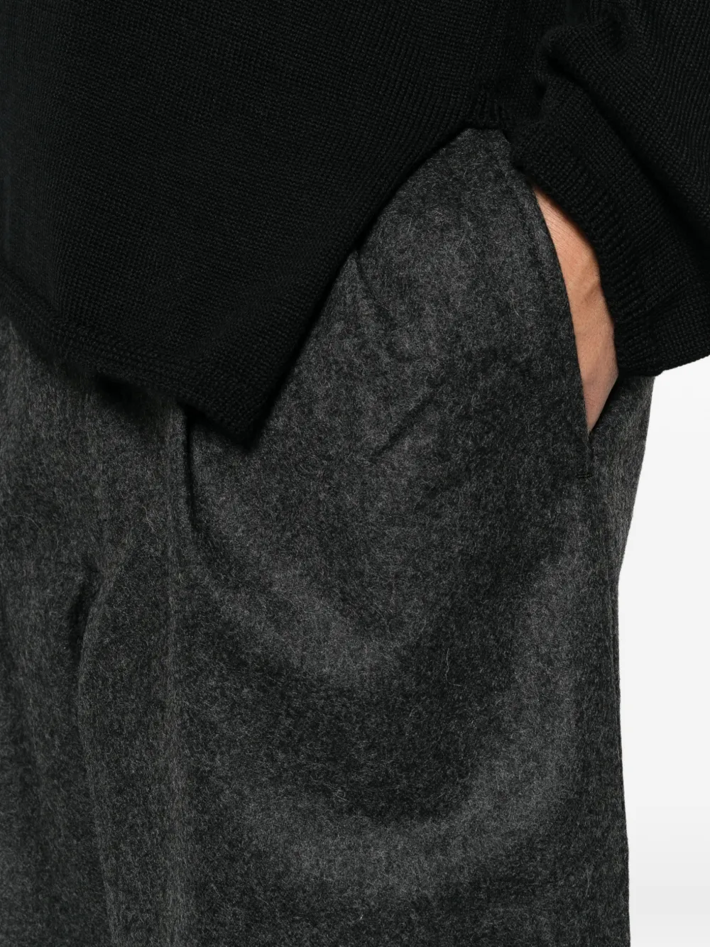 Comme Des Garçons Shirt straight-leg trousers Grijs