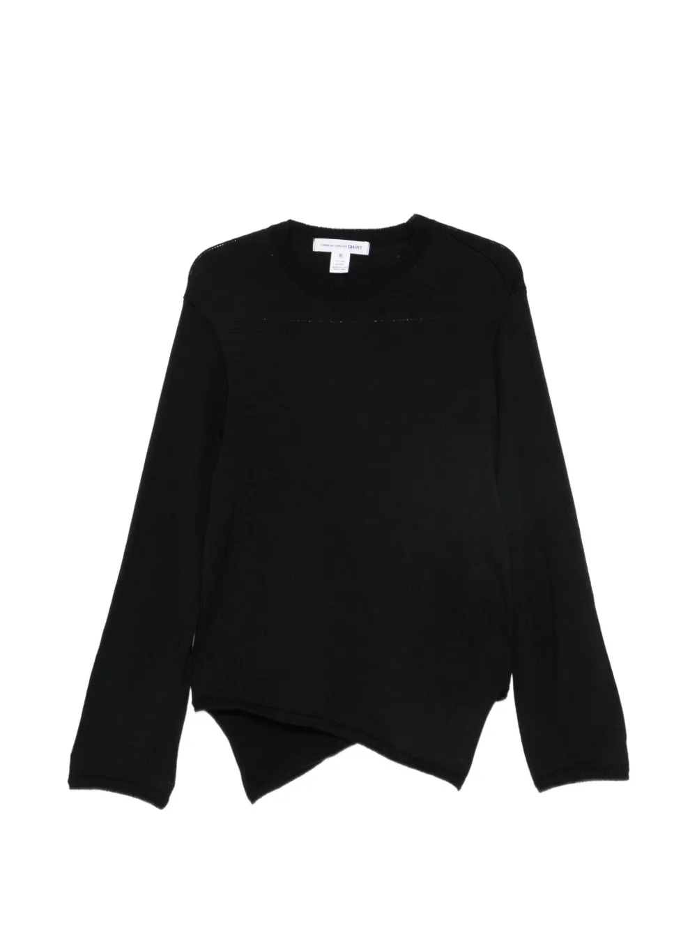 Comme Des Garçons Shirt crew-neck sweater Zwart