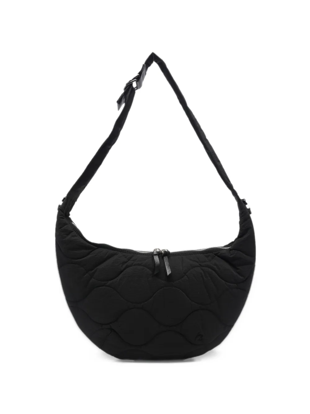 Comme des Garçons Homme quilted curved shoulder bag Zwart