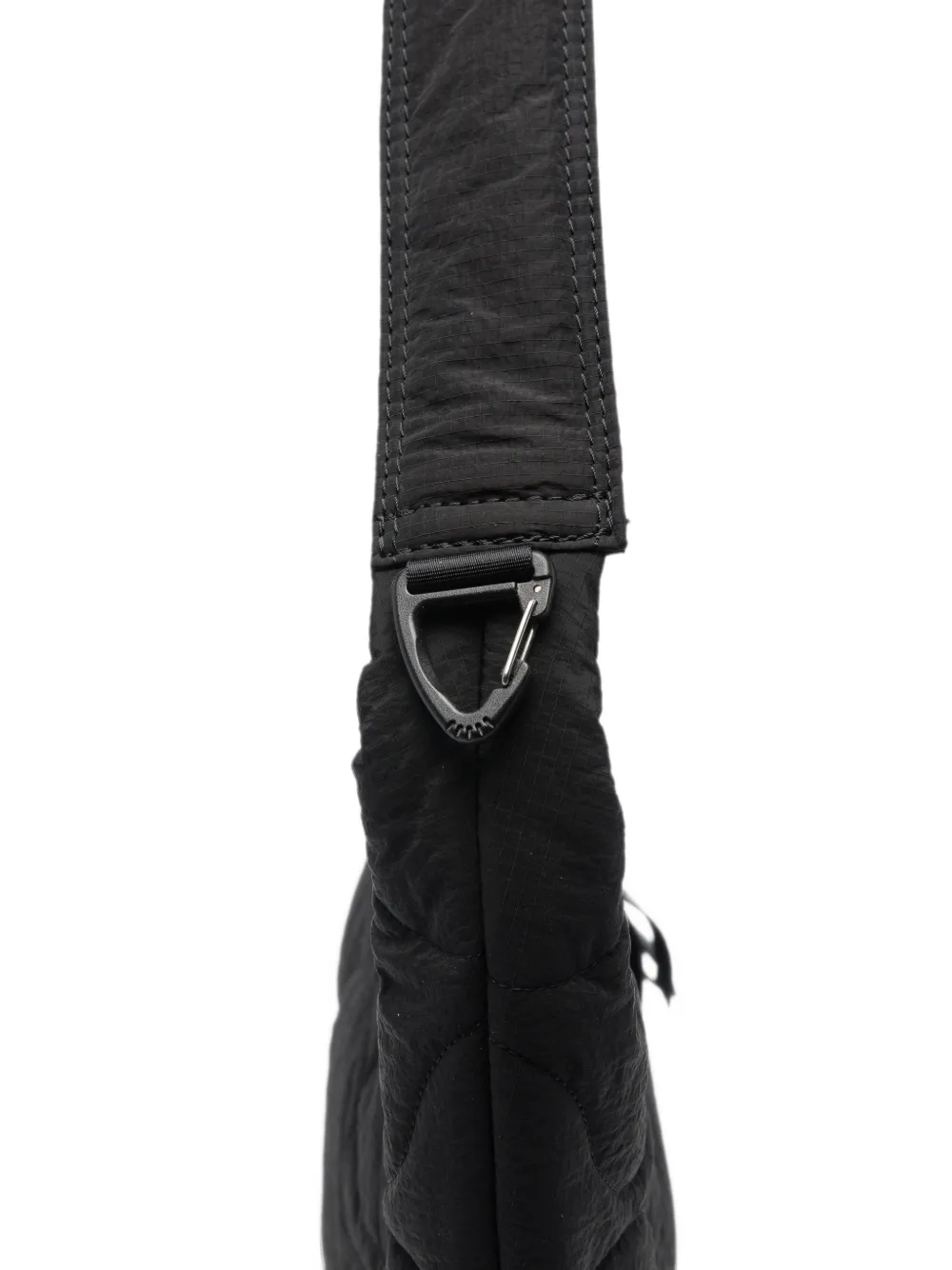 Comme des Garçons Homme quilted curved shoulder bag Zwart