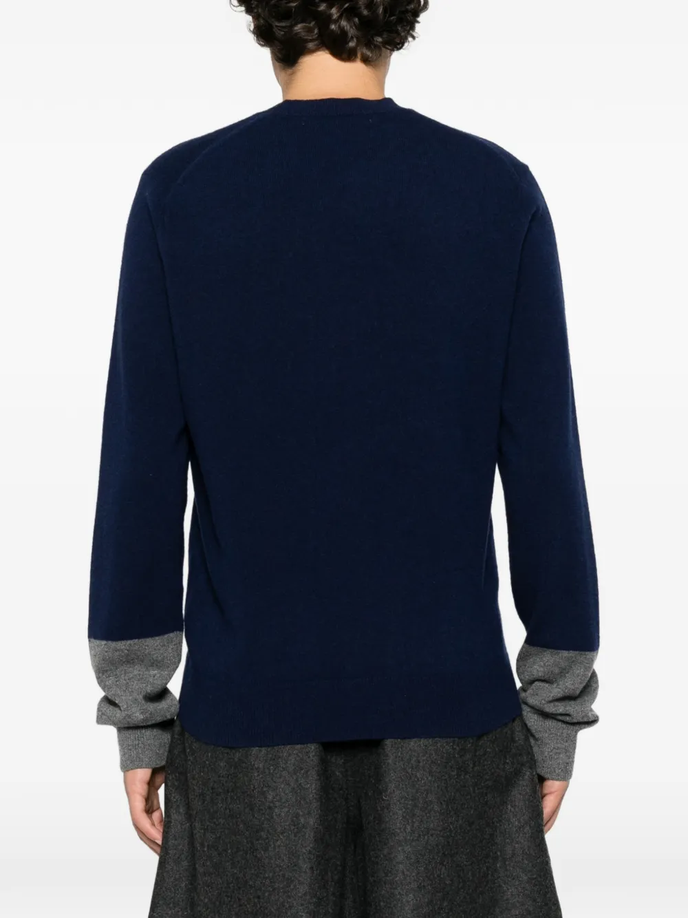 Comme Des Garçons Shirt crew-neck sweater Blauw