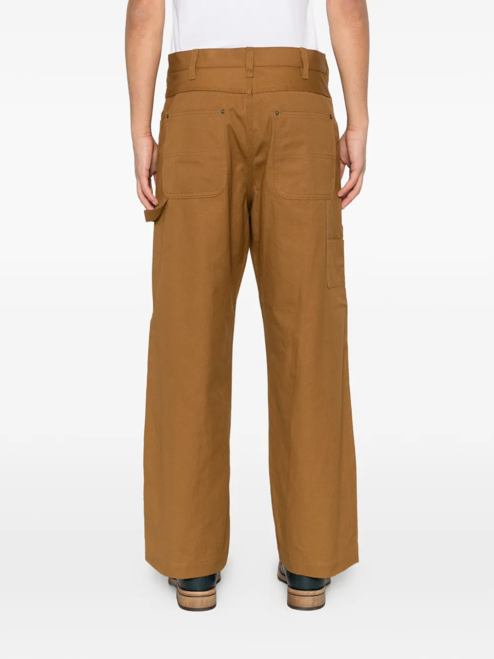 Comme des Garçons Homme panelled carpenter trousers Bruin