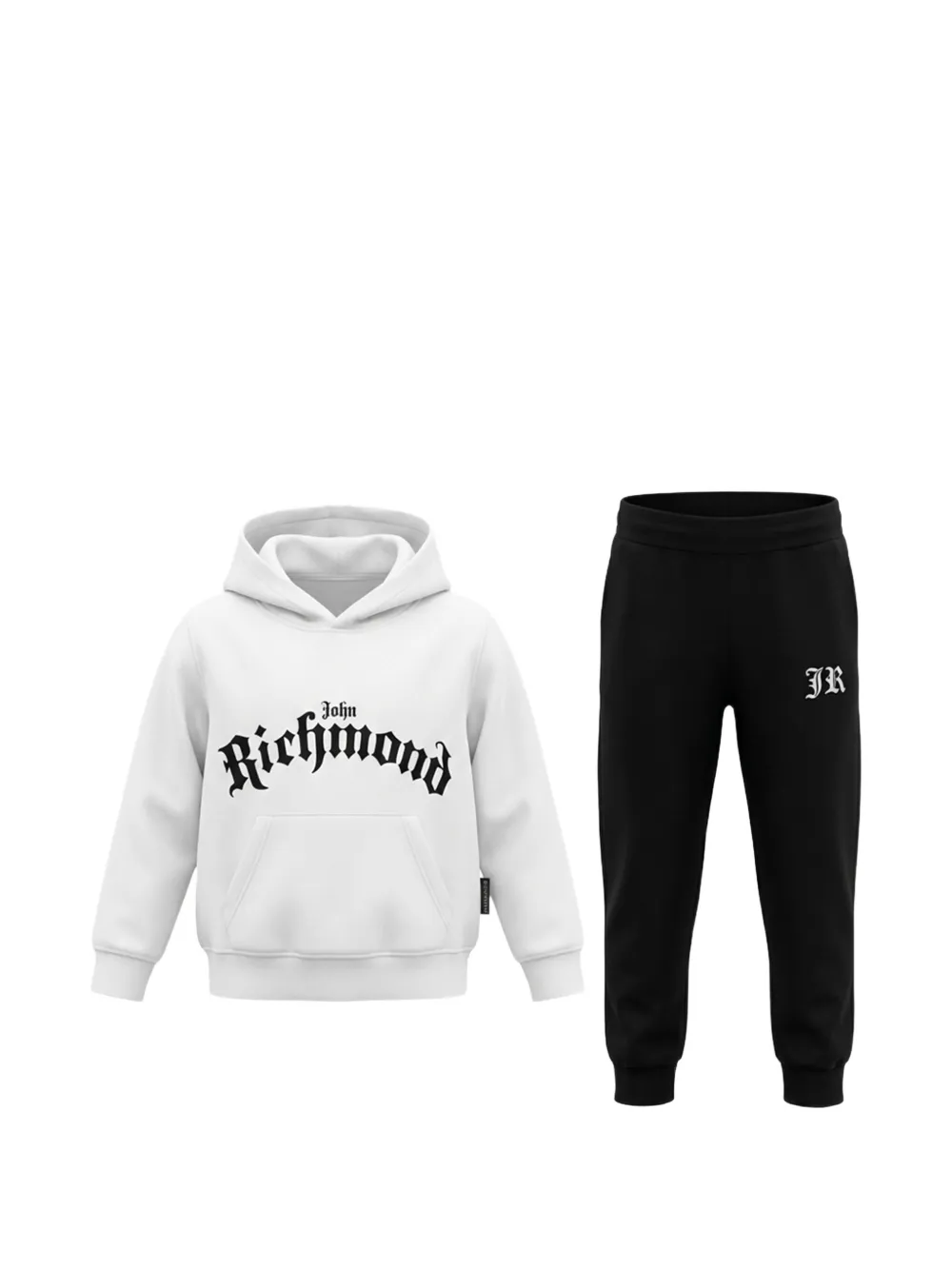 John Richmond Junior logo-print cotton tracksuit - Bianco