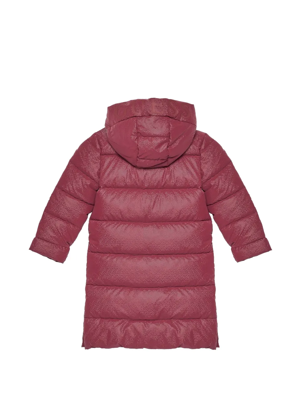 guess kids quilted hooded jacket Roze