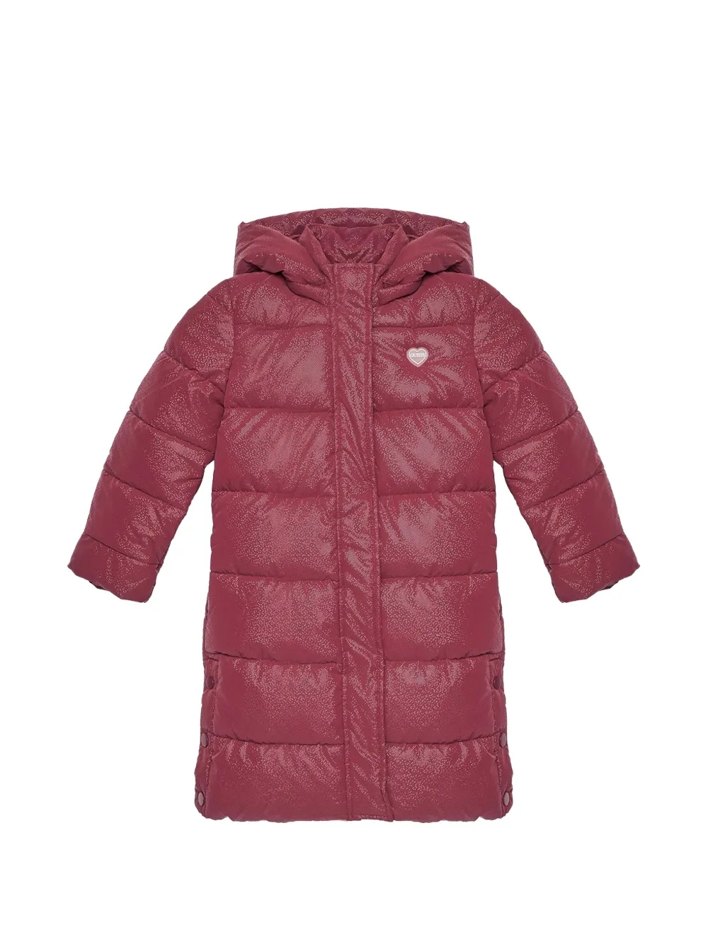 Guess kids quilted hooded jacket Roze
