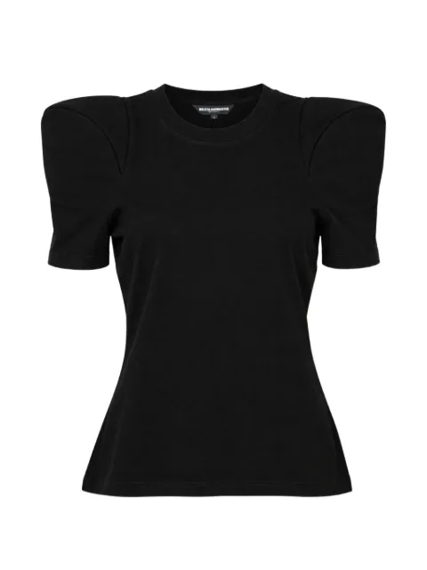 Melitta Baumeister Foamy sculptural padded-shoulder t-shirt