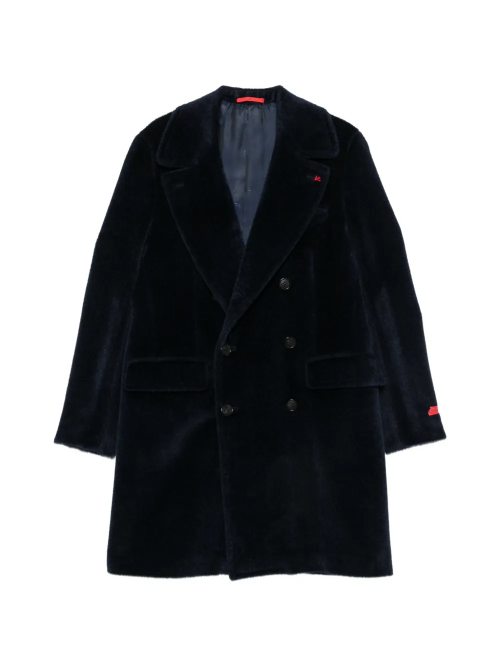 Isaia double-breasted coat | Blue | Image 1