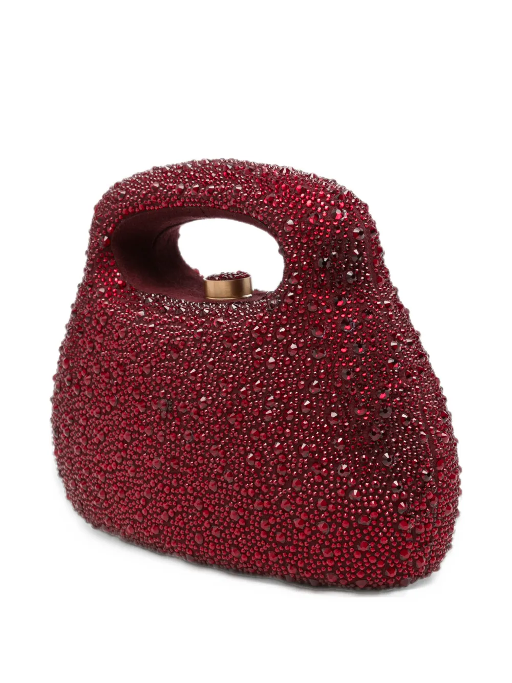 Cult Gaia Mimi crystal-embellished tote bag Rood