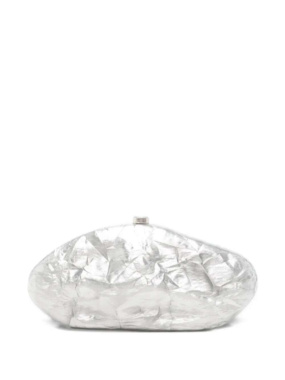 Cult Gaia Caldera crinkled-effect clutch bag - Grigio