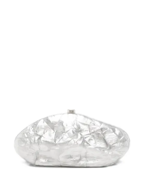 Cult Gaia Caldera clutch-taske med krøllet effekt