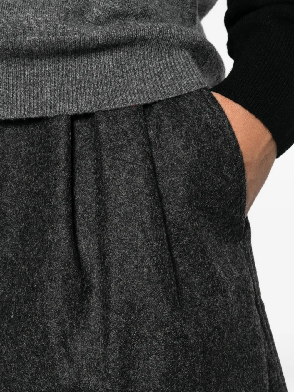 Comme Des Garçons Shirt tailored shorts Grijs