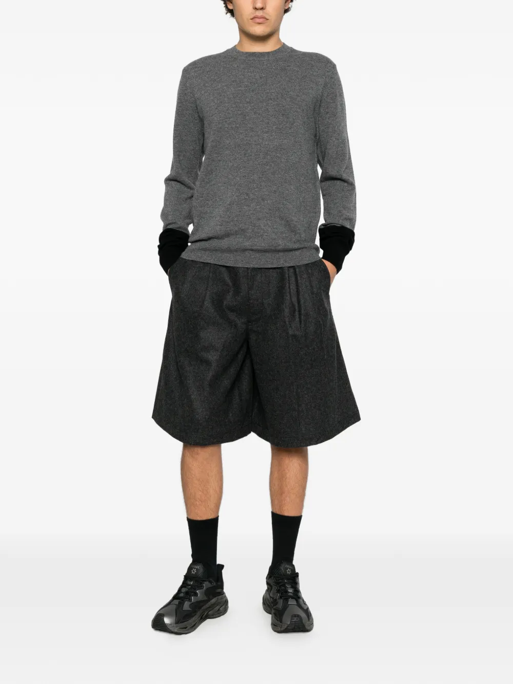 Comme Des Garçons Shirt tailored shorts Grijs