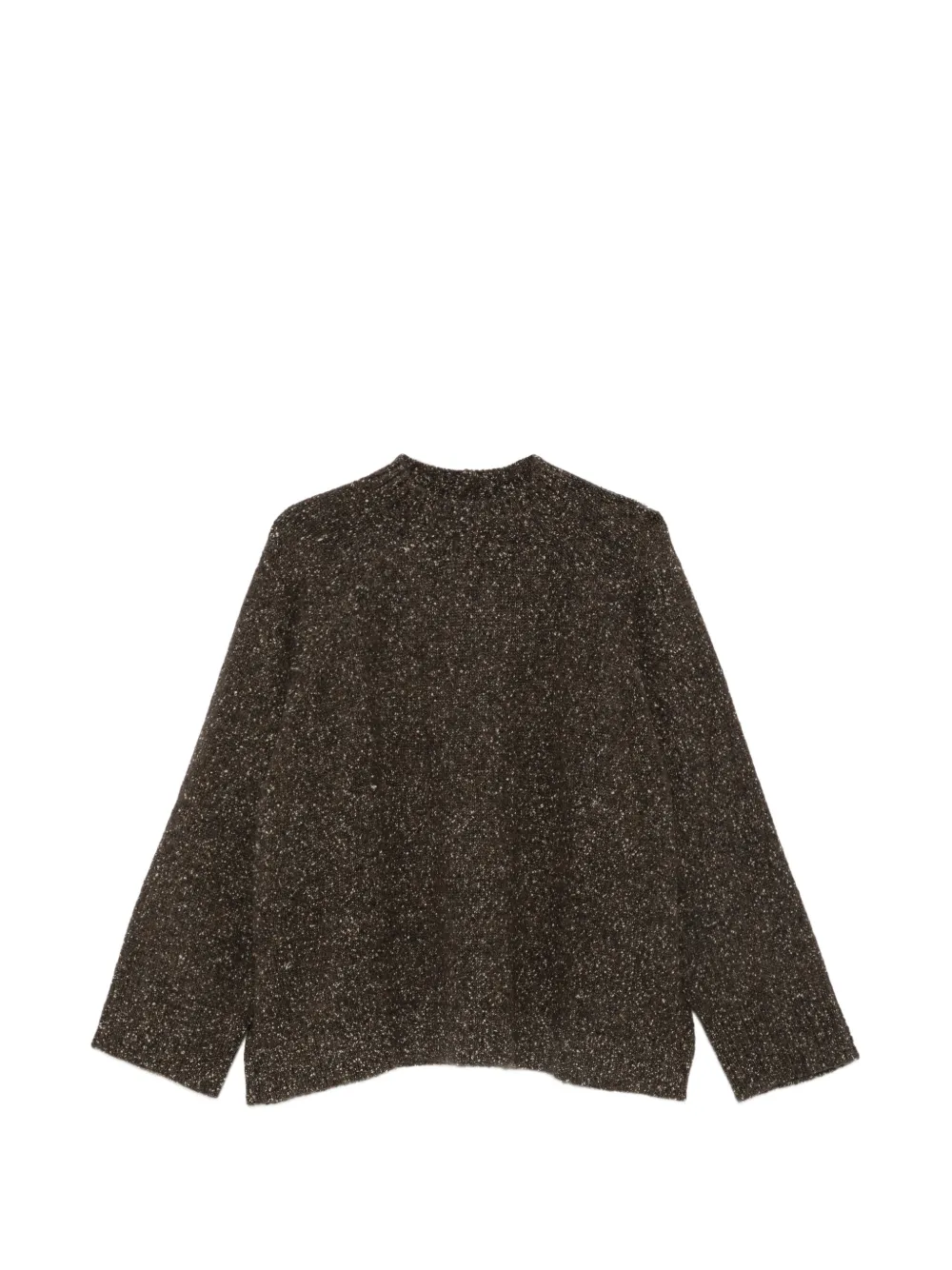 Alysi marl-knit raglan-sleeve sweater Bruin