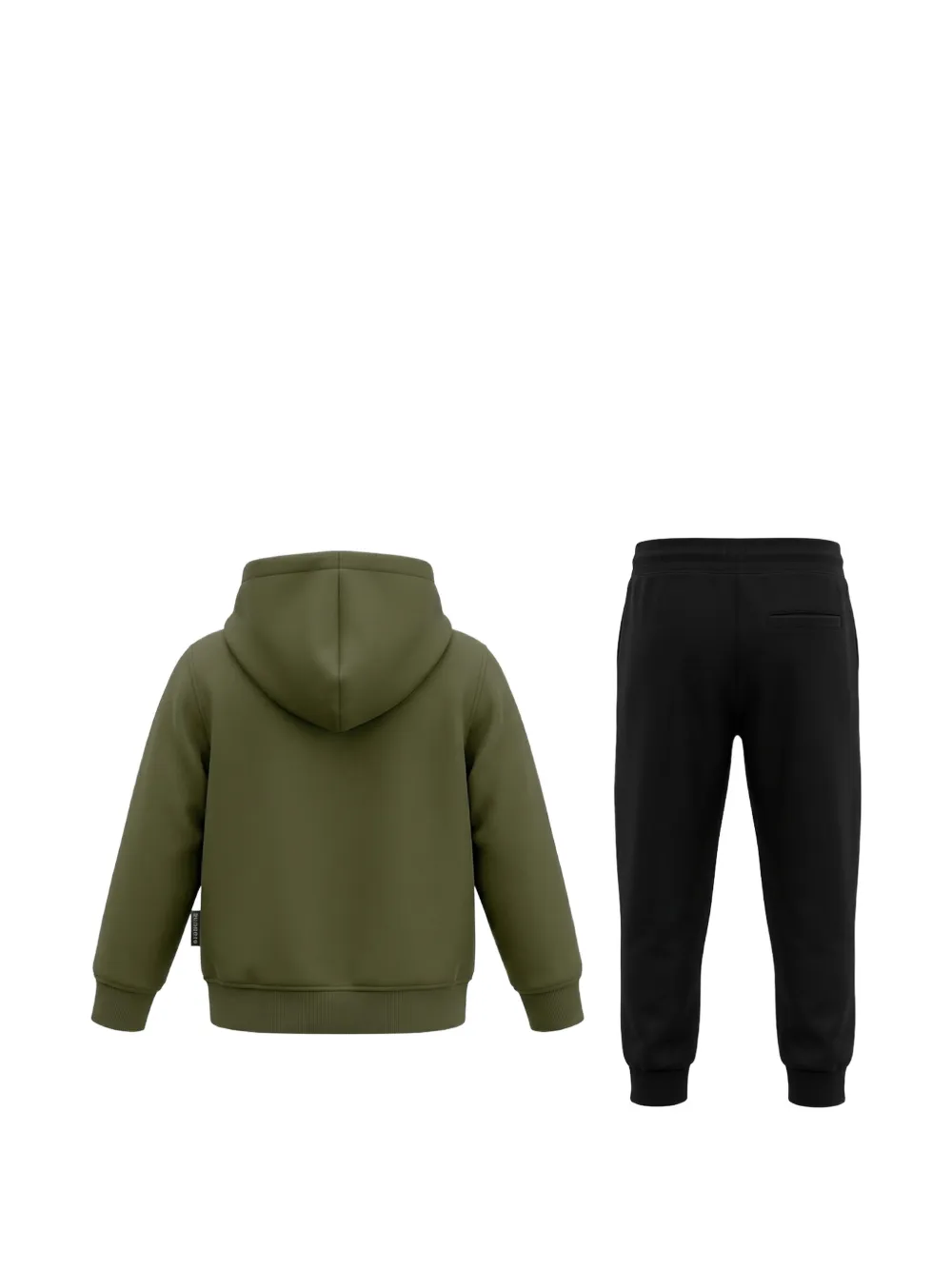 John Richmond Junior logo-print cotton tracksuit (set of two) Groen