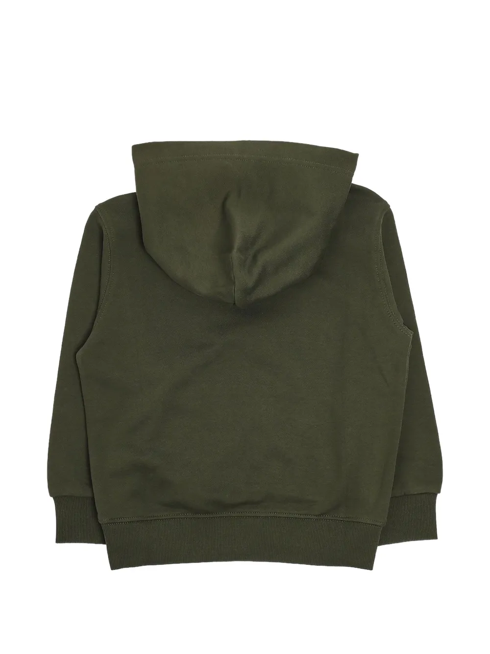 Diesel Kids logo-patch hoodie Groen
