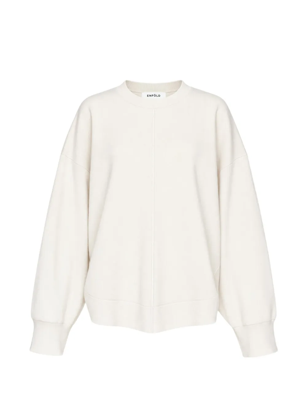 Enföld circle-hem sweater - Toni neutri
