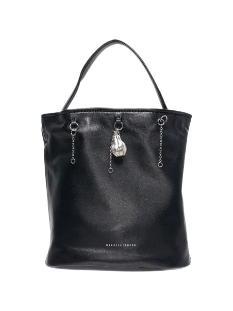 Marge Sherwood Wired charm-embellished bucket bag