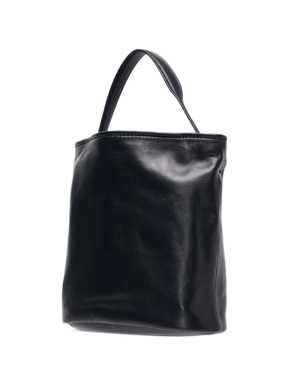Marge Sherwood Wired charm-embellished bucket bag Zwart