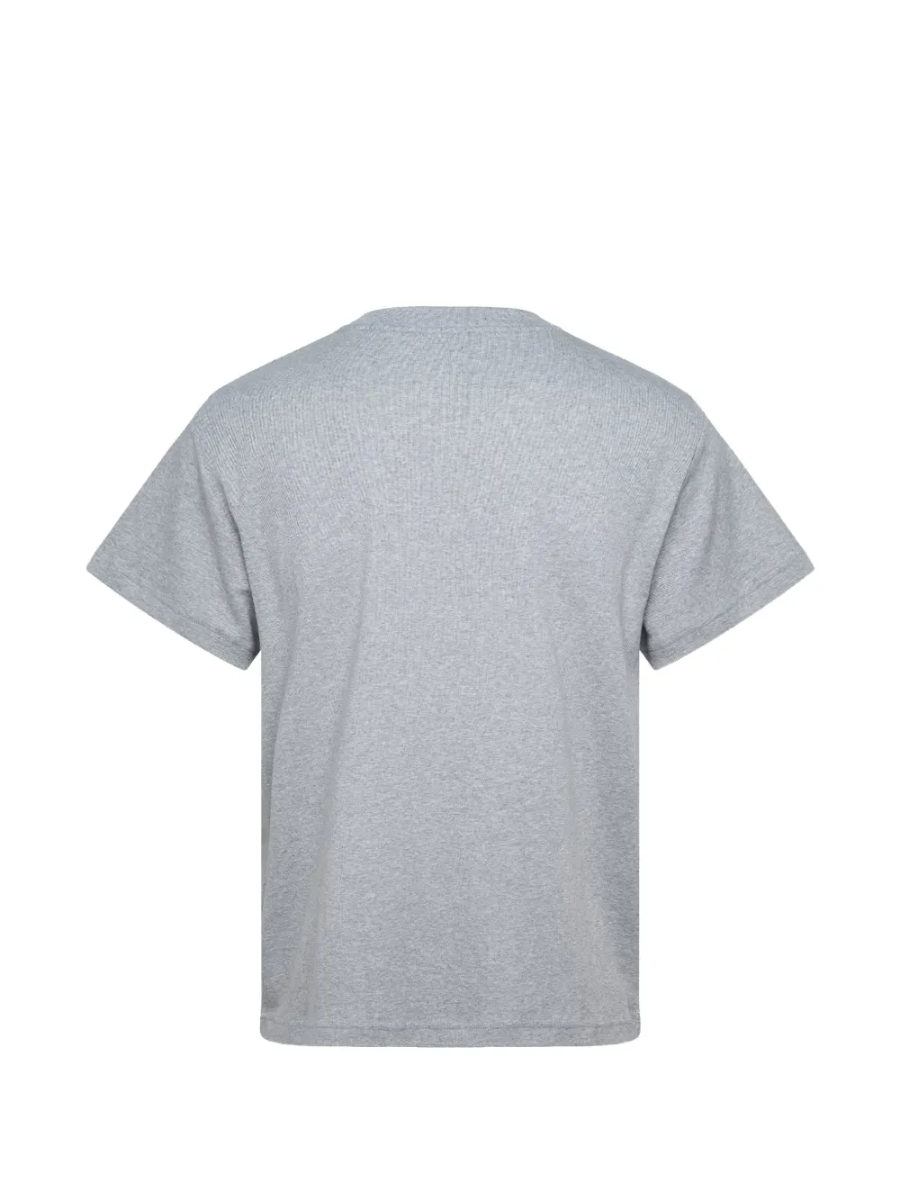 Jil Sander round-embroidered cotton T-shirt Grijs