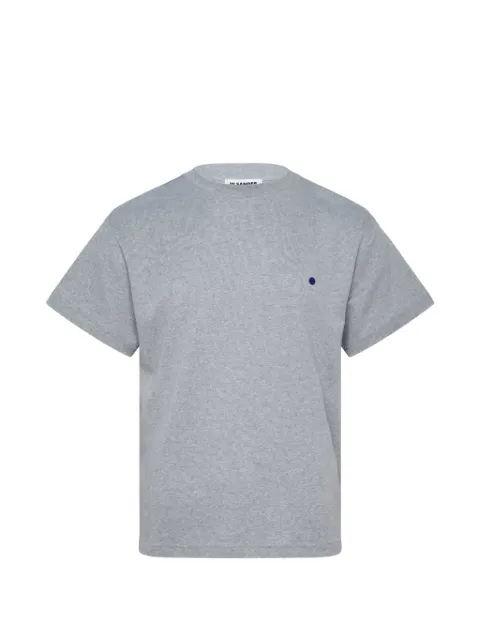 Jil Sander round-embroidered cotton T-shirt