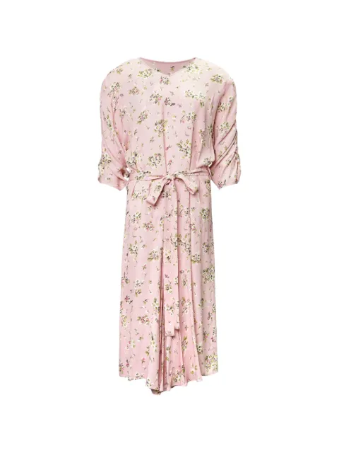 Nº21 vestido midi con cinturón y estampado floral