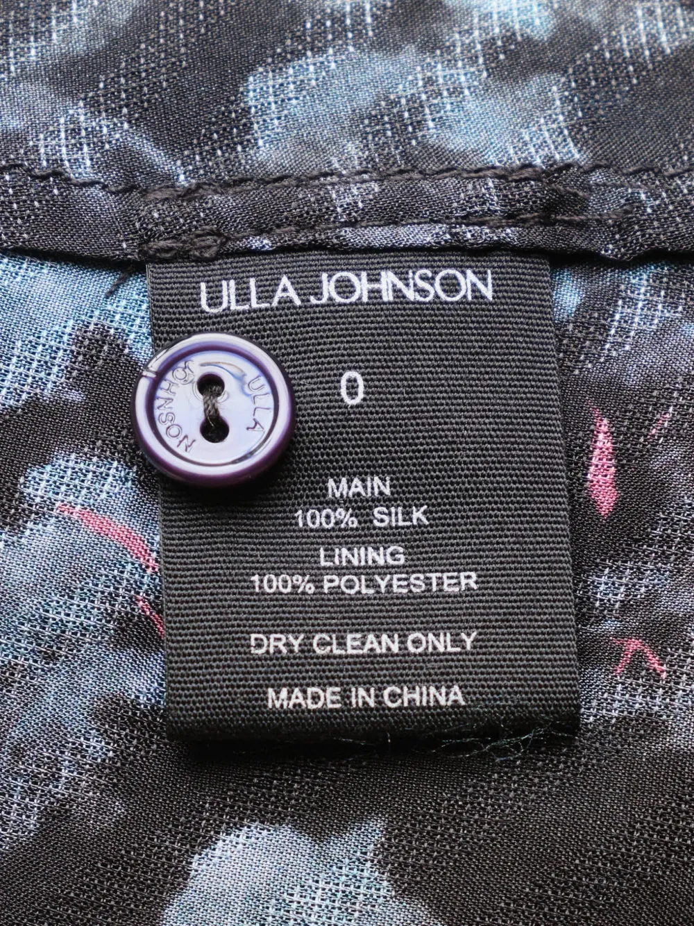 Ulla Johnson Lune floral-print silk flared mini dress Zwart