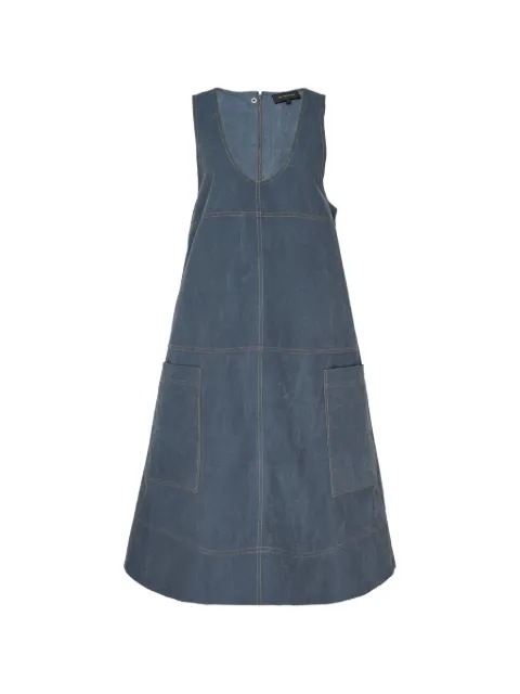 Lee Mathews Cecil apron midi dress