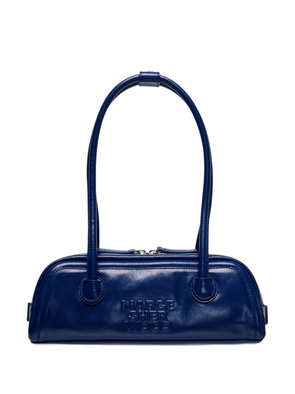 Marge Sherwood mini Soft Boston east-west bag Blauw