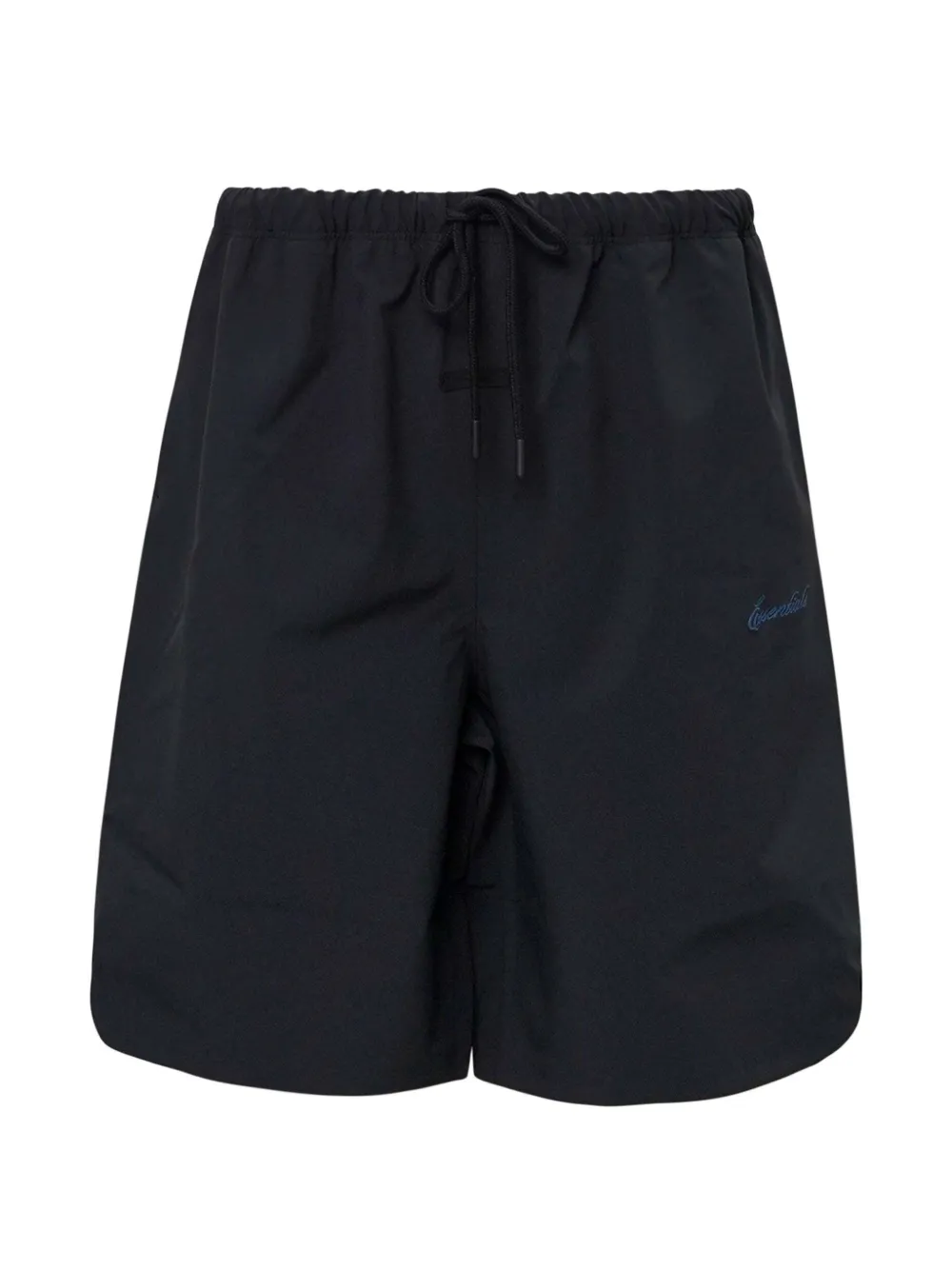 FEAR OF GOD ESSENTIALS bonded nylon signature relaxed short w/slit - Schwarz