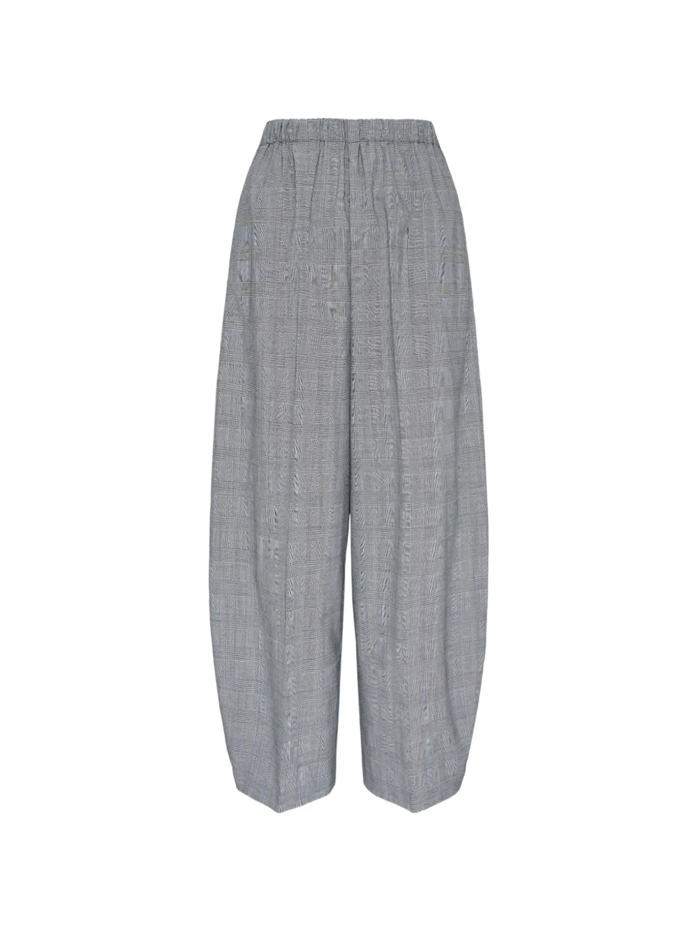 Enföld checked cocoon trousers Grijs