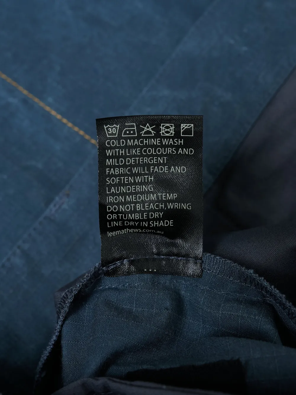 Lee Mathews Cecil broek met wijde pijpen Blauw