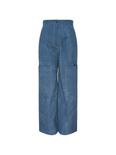 Lee Mathews Cecil wide-leg trousers