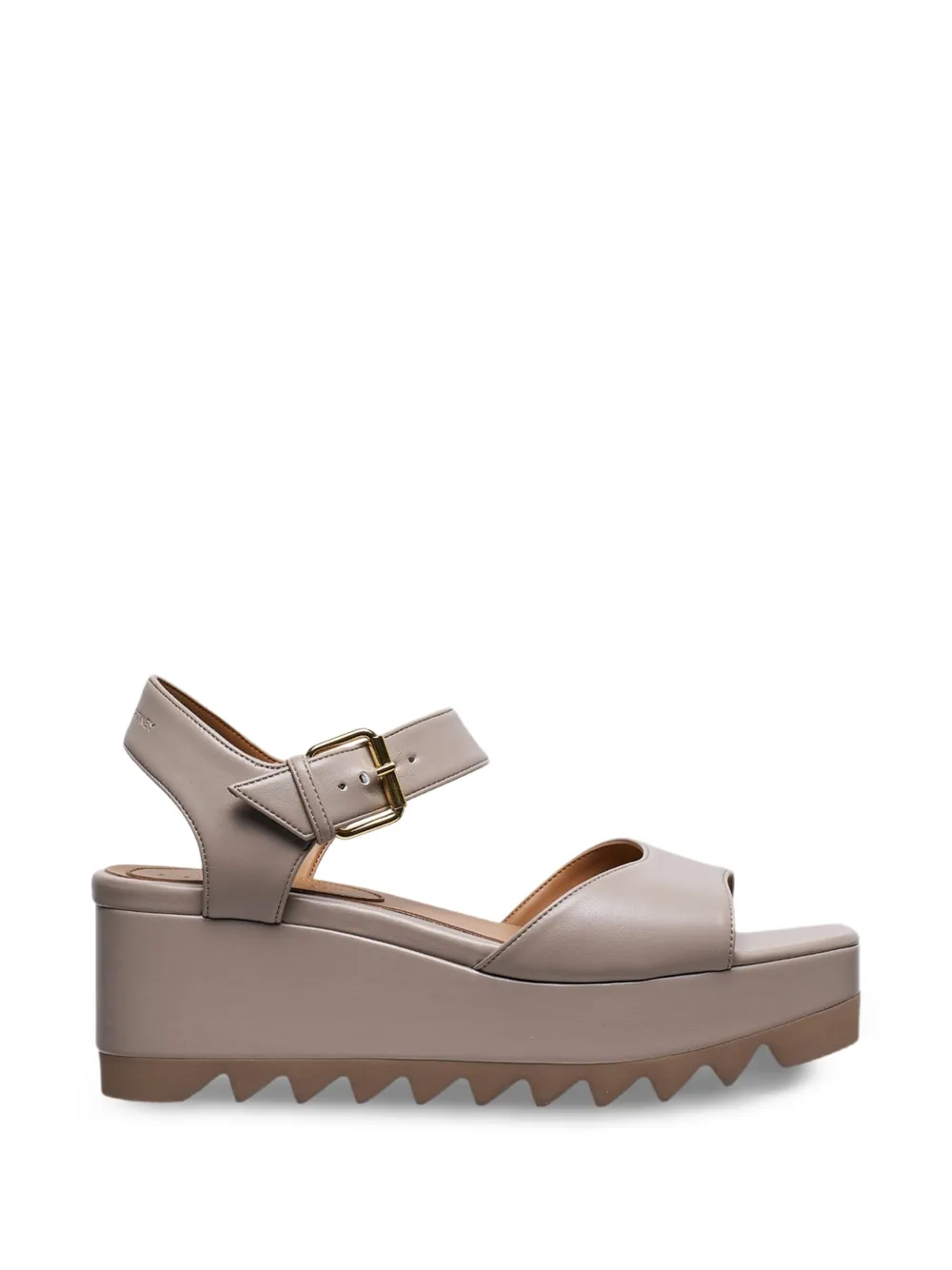 Stella McCartney Elyse flatform sandals - Toni neutri