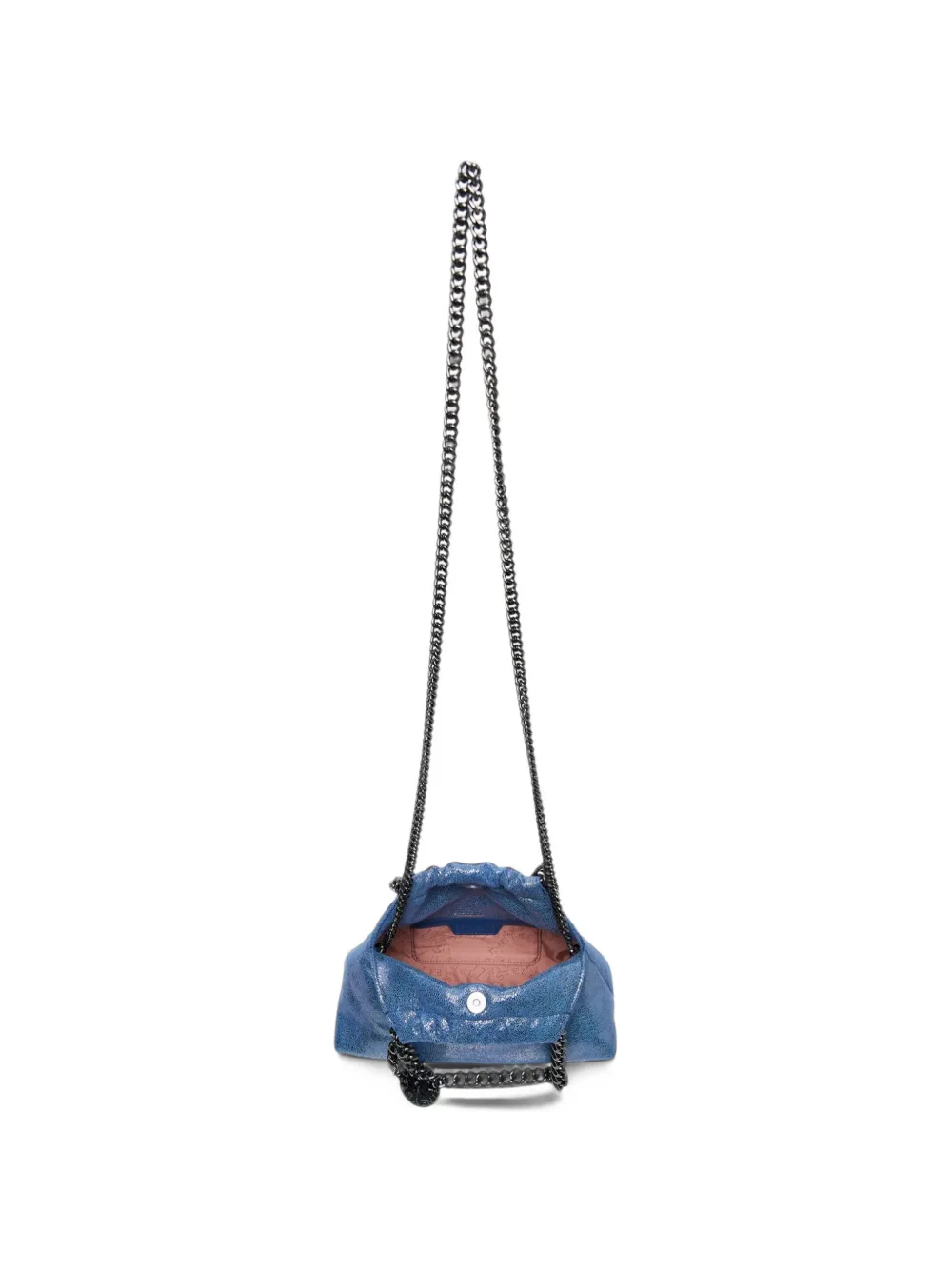 Stella McCartney mini Falabella drawstring clutch bag Blauw