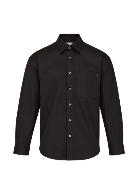 Wooyoungmi logo-embroidered shirt