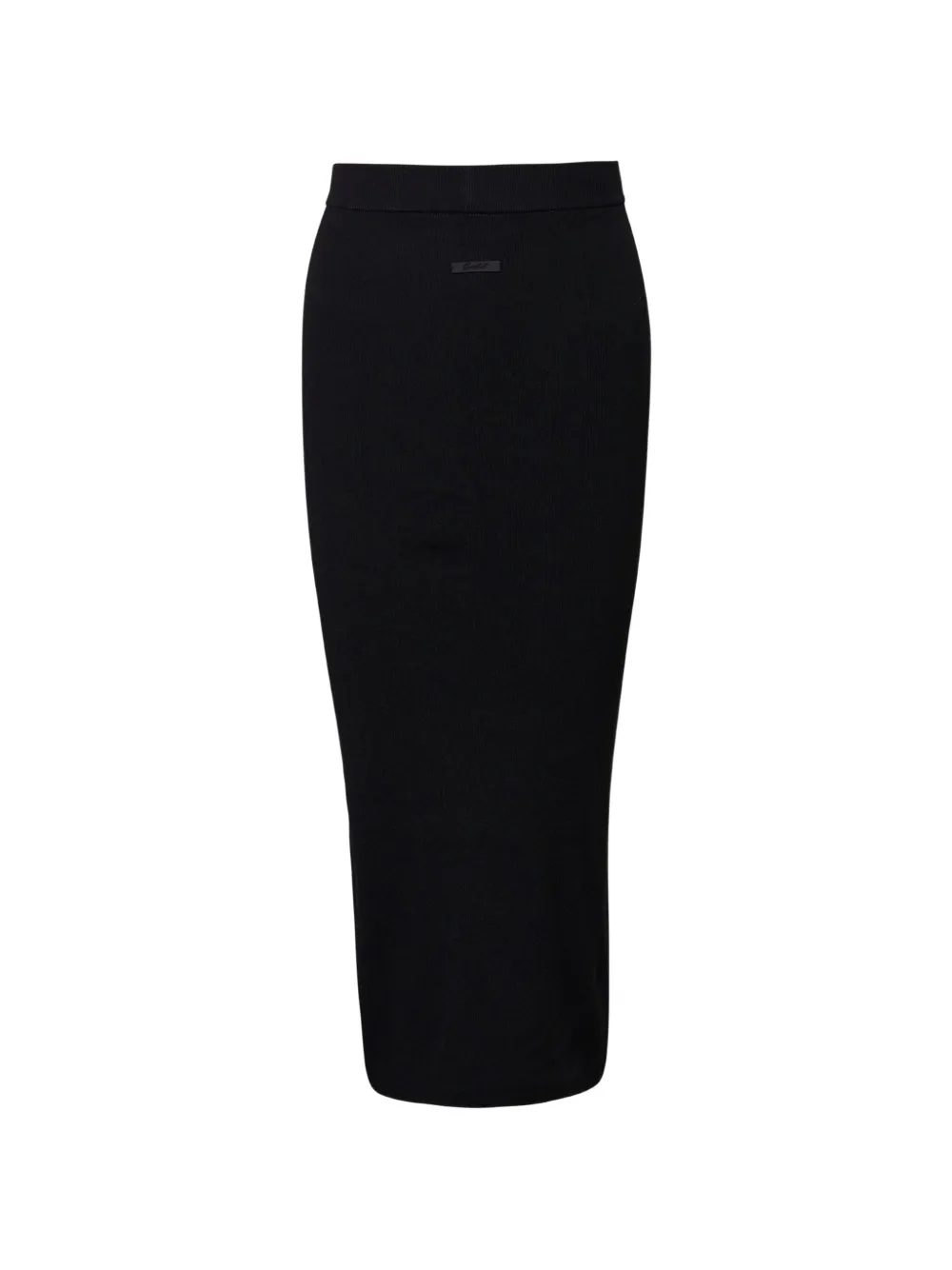 FEAR OF GOD ESSENTIALS rib-knit long skirt - Schwarz