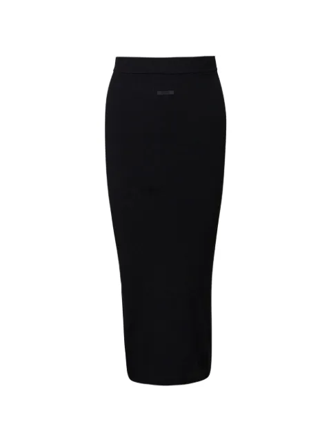 FEAR OF GOD ESSENTIALS rib-knit long skirt