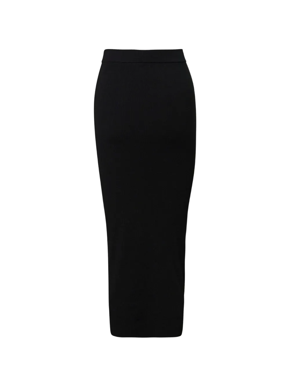 FEAR OF GOD ESSENTIALS rib-knit long skirt Zwart